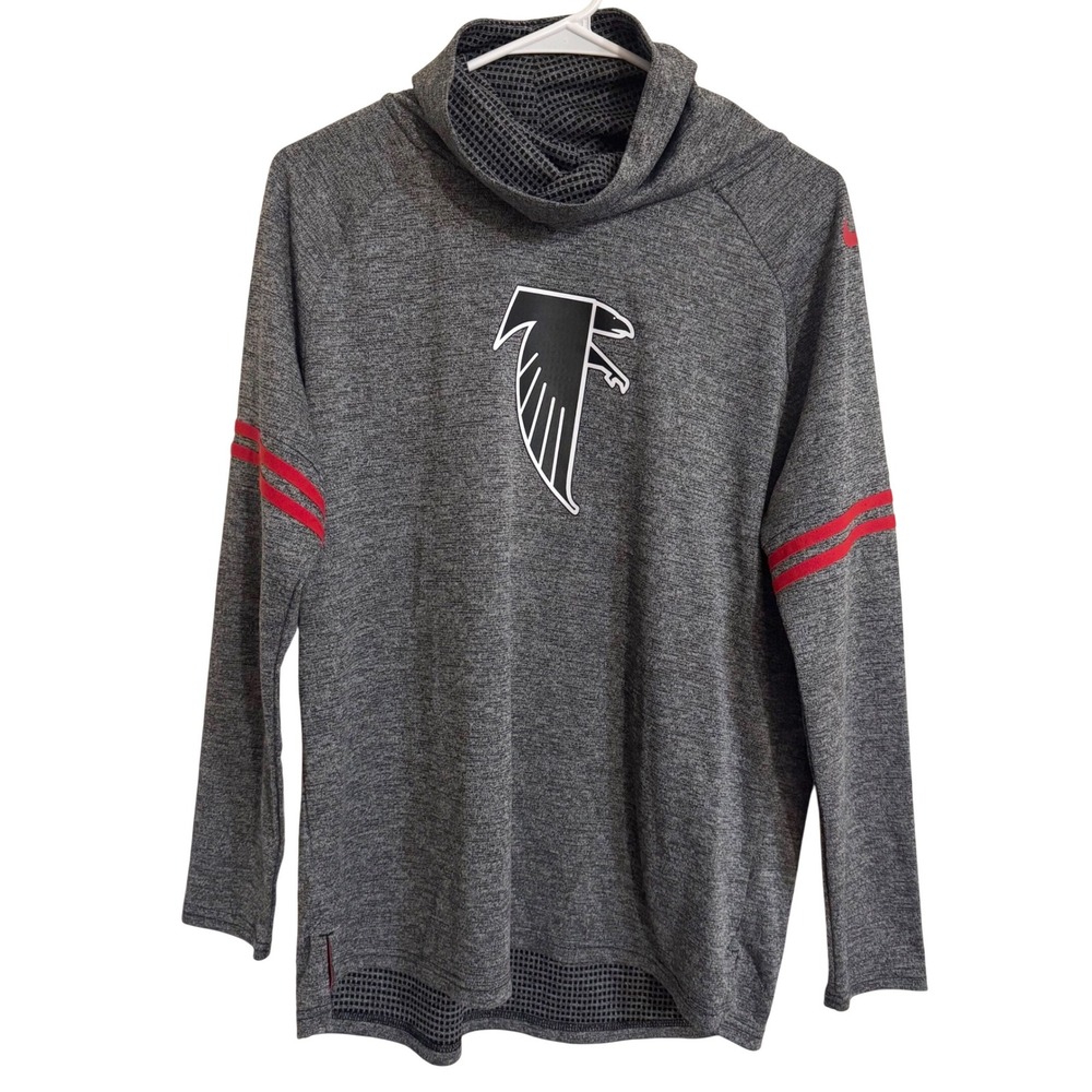 Nike Atlanta Falcons Dri-FIT Cowl Neck Pullover Women's Large‎